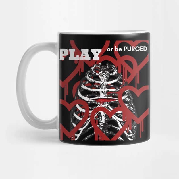 Play or be purged  Squid game t shirts by Muymedia